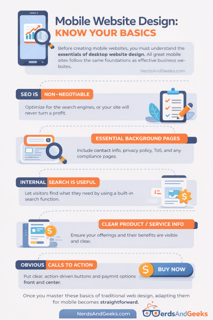 Mobile Website Design Mini-Course Volume I: Know Your Basics