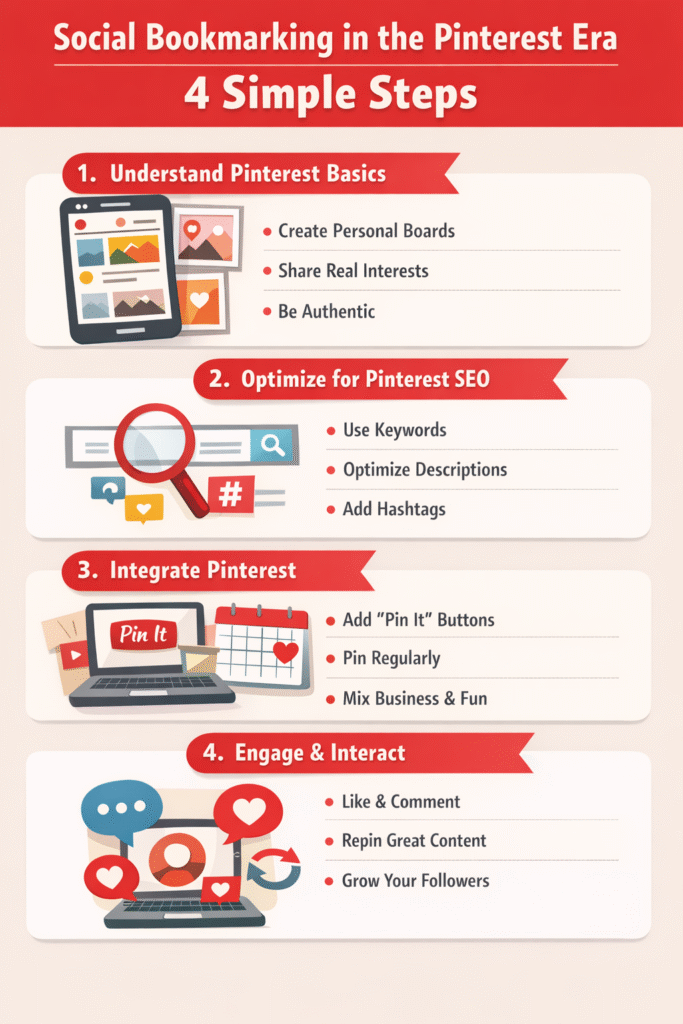 Social Bookmarking in the Pinterest Era: 4 Simple Steps