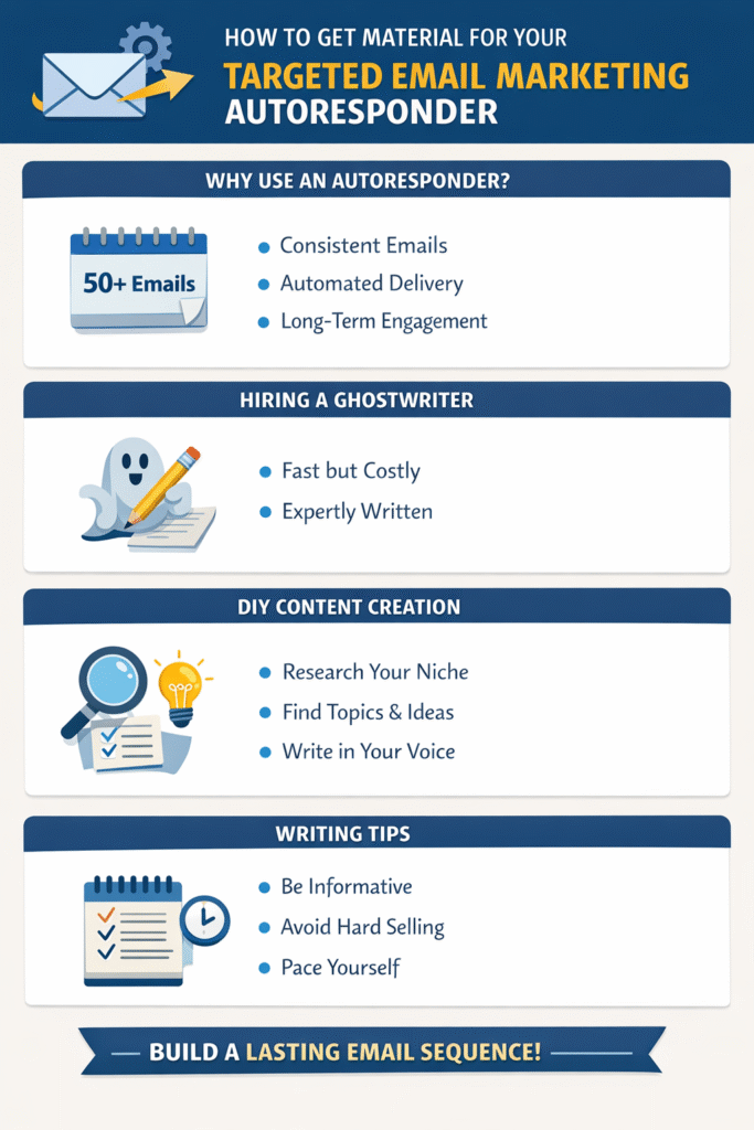 How to Get Material for Your Targeted Email Marketing Autoresponder