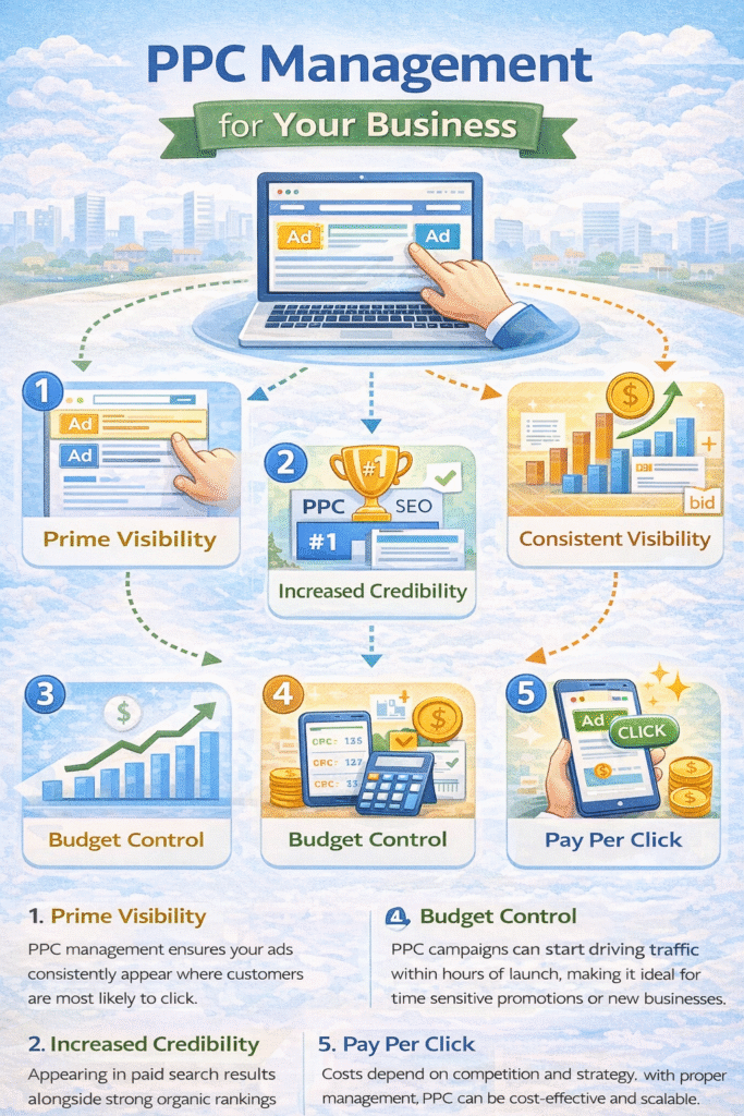 Five Reasons How PPC Management Can Work For Your Business