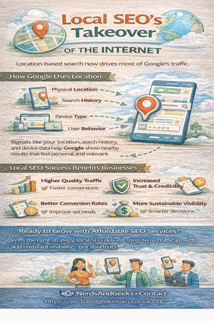 Local SEO’s takeover of the internet.