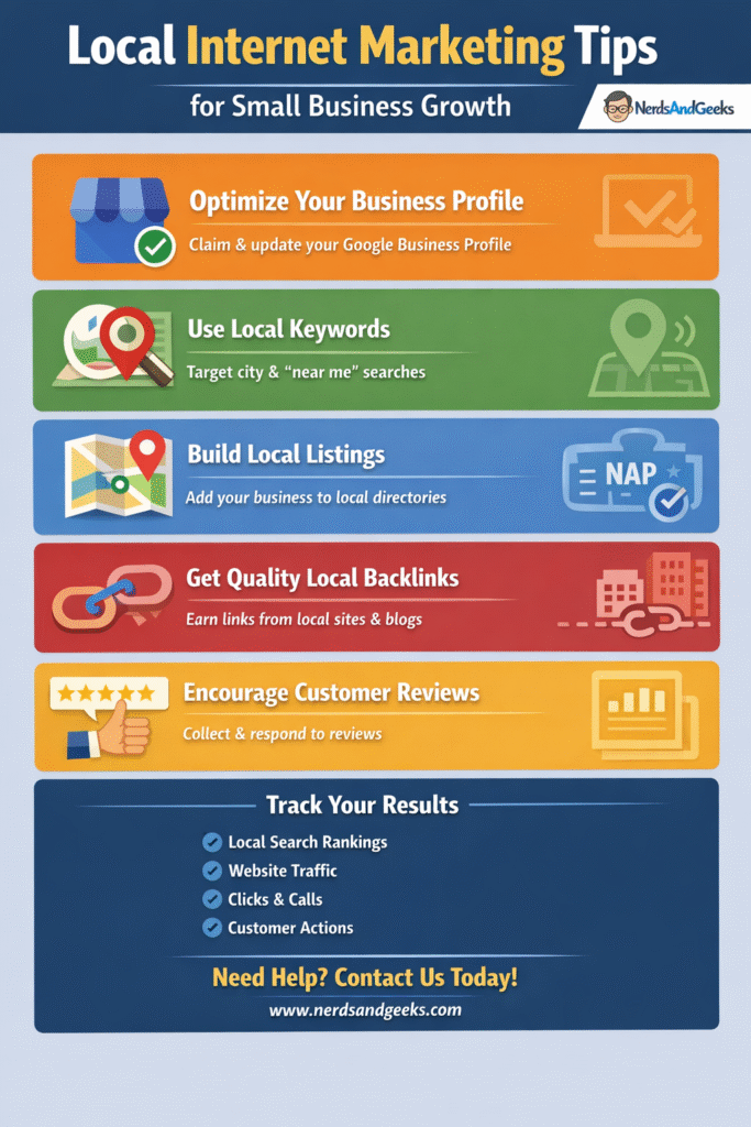Local Internet Marketing Tips to Boost Small Business Growth