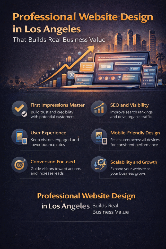 Professional Website Design in Los Angeles That Builds Real Business Value