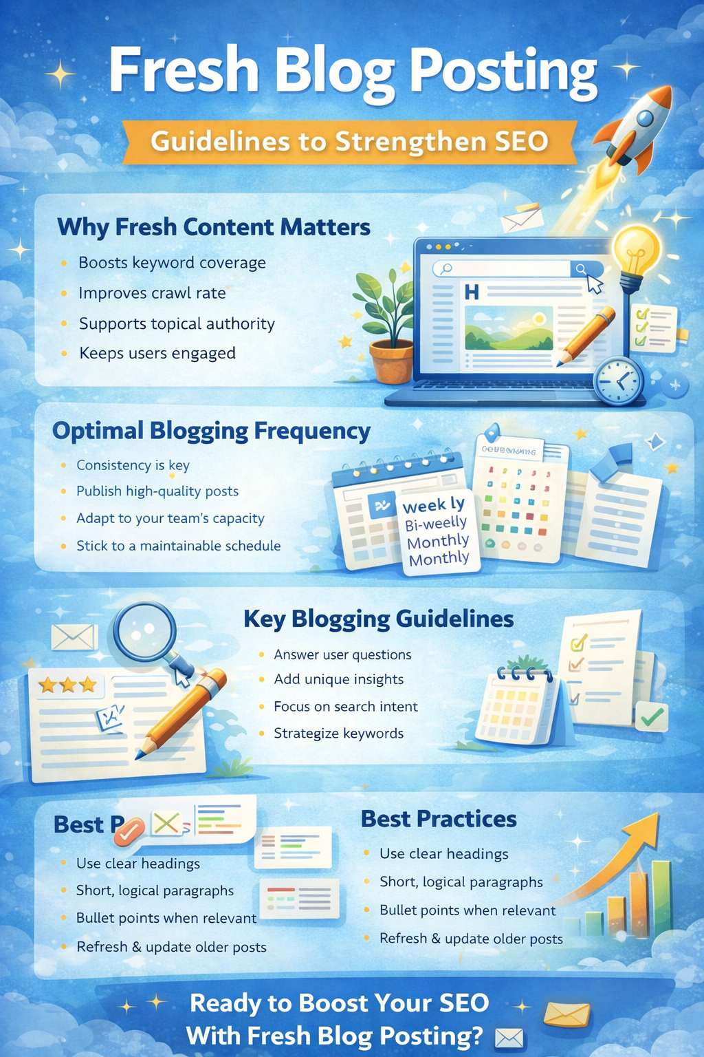 Guidelines for Fresh Blog Posting